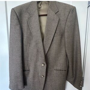 Vintage 80s Vito Rufolo Italian wool and silk jacket